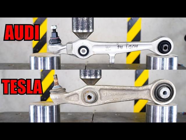 Crushing Parts From My Tesla Model S