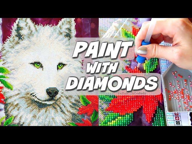 PAINTING WITH DIAMONDS?! Diamond Dotz Demo & Review | SoCraftastic