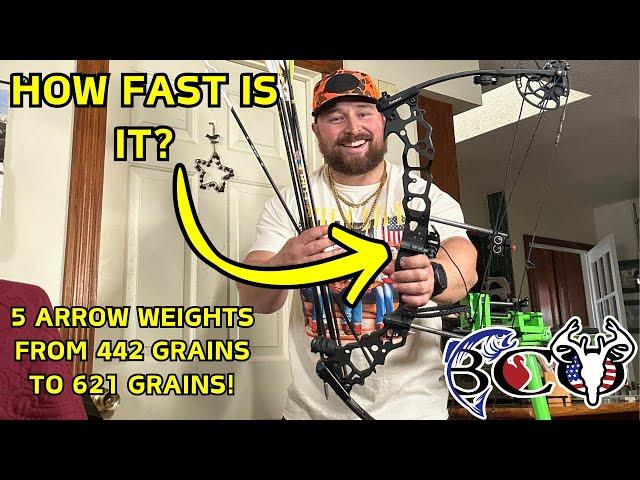 2025 APA Summit bow speed test with REAL HUNTING WEIGHT ARROWS