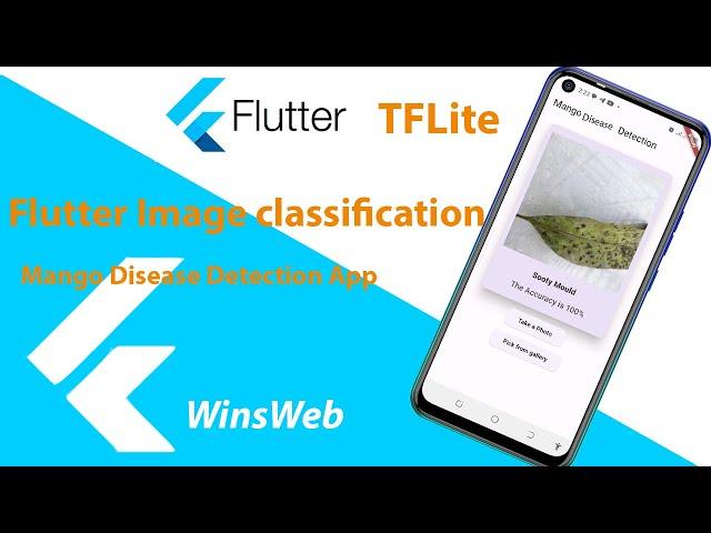 image classification TfLite mango disease detection flutter