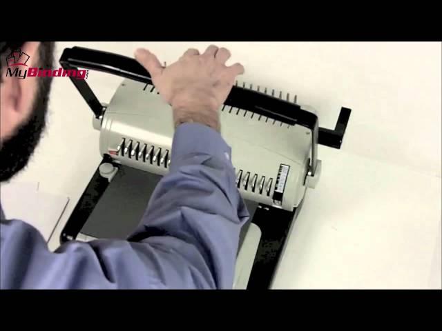 How To Use A Comb Binding Machine