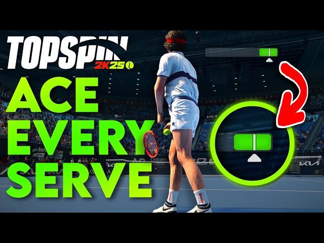 How to MASTER your serve - TopSpin 2K25 Gameplay Tips