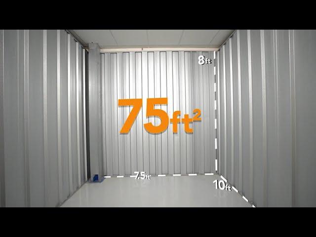 Personal Self Storage unit 75 sq.ft. at StorageWise