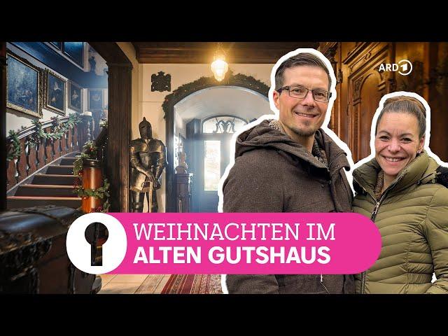 Unsere Weihnachtsgeschichte: Liebe & Familie im antiken Gutshaus Pöthen | ARD Room Tour