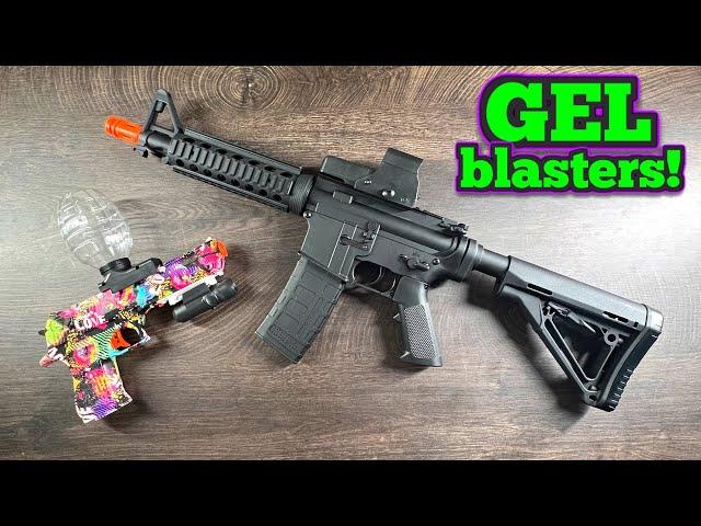 Unboxing Gel Blaster Gun: M4A1-V8 & the Desert Eagle by Anstoy (unboxing, let's play & review)