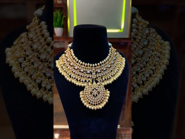 Kundan Necklace #necklace #jewellery #silver #bride #gold