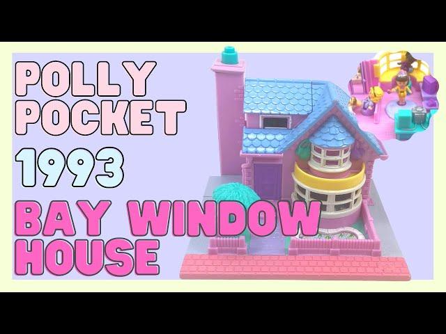 TOY TOUR: 1993 Light-Up Bay Window House (Pollyville) | Vintage Polly Pocket Collection