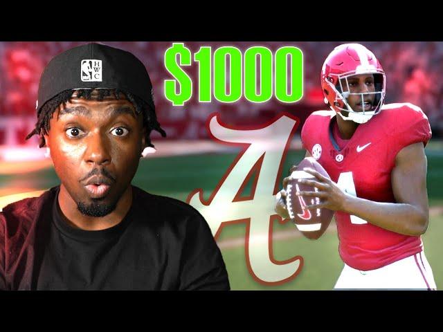 I WAGERED $1000 vs A PRO PLAYER | College Football 25 Gameplay