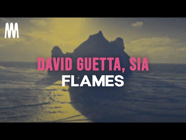 David Guetta & Sia - Flames (Lyrics)