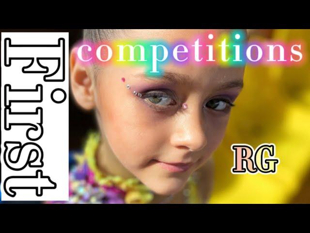 My first rhythmic gymnastics competition 