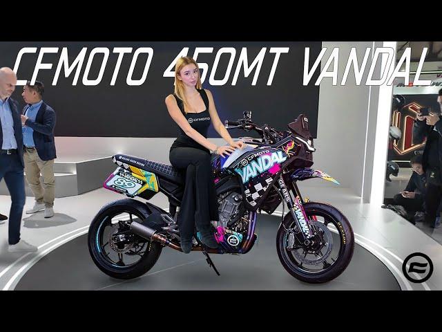 2024 NEW CFMOTO 450MT VANDAL UNVEILED! The Ultimate Supermoto Adventure!