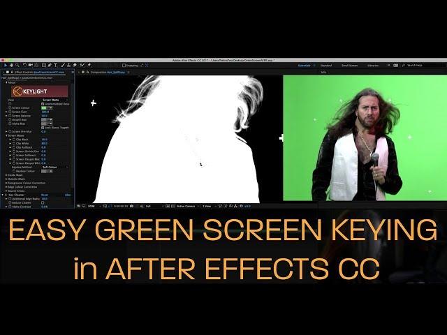 Easy Green Screen Keying in After Effects CC