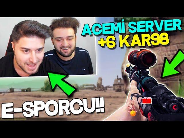 E SPORCUYU ACEMİ SERVERA +6 KAR98 İLE SOKTUM!! HİLE GİBİ OYNADI! ZULA EFSANE TROLL