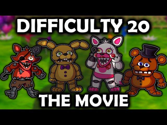 FNAF WORLD: DIFFICULTY 20 - THE MOVIE