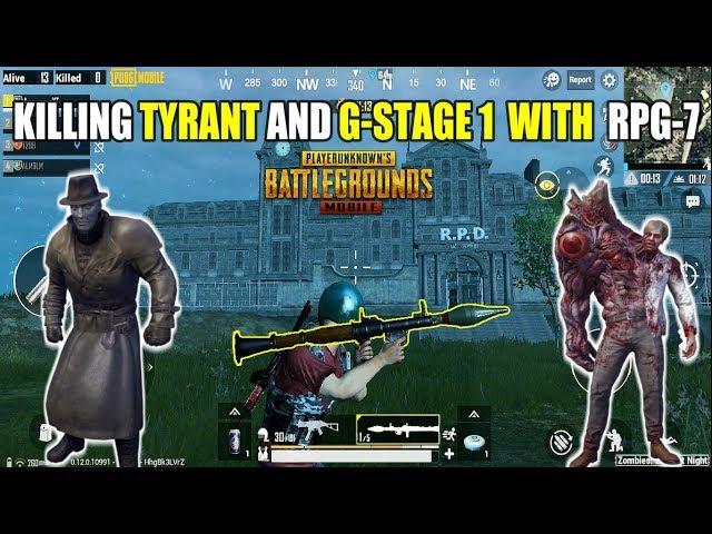 KILLING TYRANT AND G-STAGE 1 WITH AN RPG-7? PUBG Mobile (Android) HD