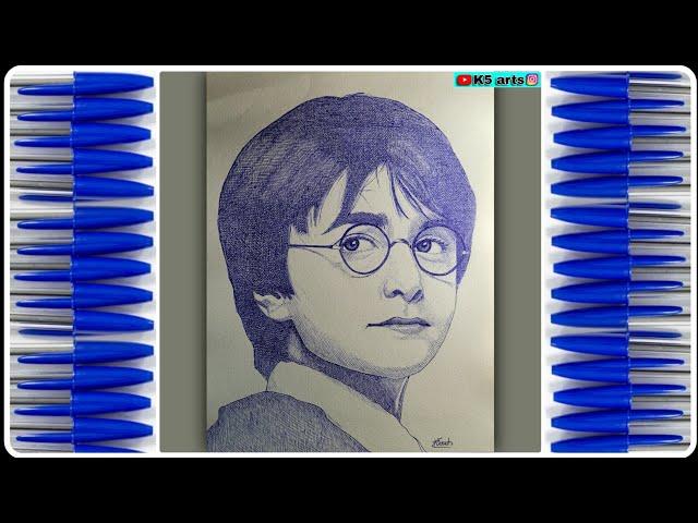 Harry Potter | Ballpen Drawing | K5 arts | #47 #harrypotter #harrypotteredit #hogwartslegacy