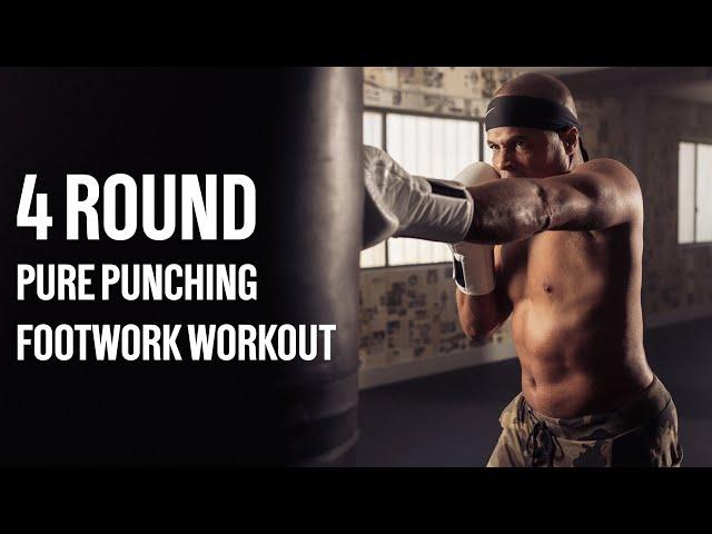 20 MINUTE BOXING BAG WORKOUT | Improve punches and footwork