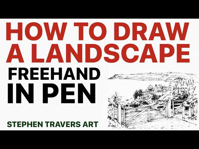 Do You Want a Technique to Draw Landscapes in Pen?