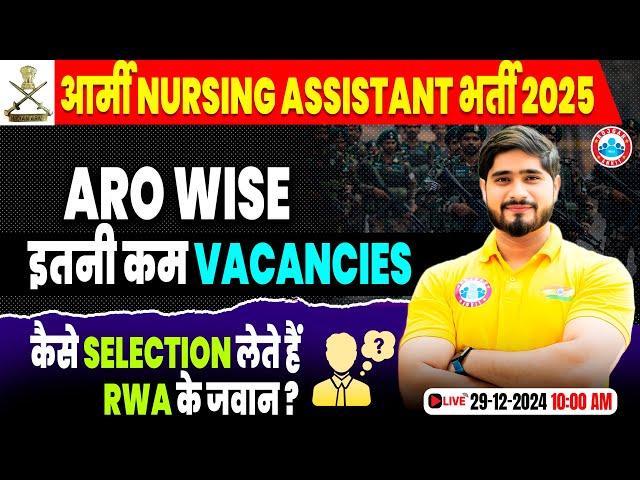 Army Nursing Assistant 2025 | Army NA ARO Wise Vacancies | Army NA Selection Strategy