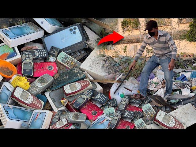 It A lots Of Old Broken Nokia Phone 25 Years Old & More..|| Restoration Abandoned Destroyed Phone