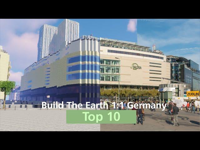 We are building Germany in Minecraft! | Top 10 | May | Build The Earth 1:1 Germany