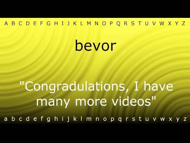 Here I will show you how to say 'bevor' with Zira.mp4