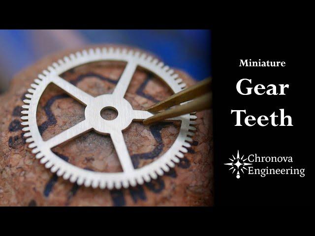 Watchmaking: Machining a Watch Gear