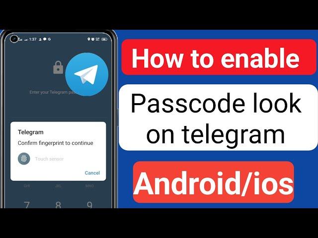 How to Enable Passcode and Fingerprint Lock on Telegram App (Android)