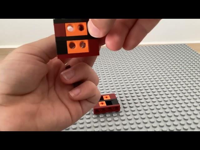 How to build a lego Minecraft Magma Cube from the Nether Bastion