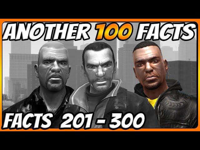 100 FACTS about GTA IV | collected in the past 15 years PART #3
