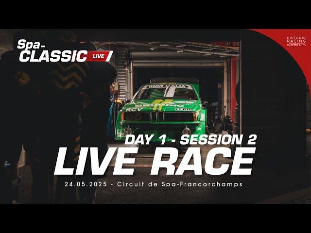 Spa-Classic 2025 - Historic Racing by Peter Auto - Live Session 2 