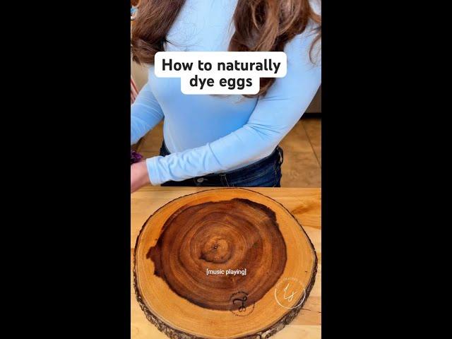 nature always provides!! @jeffandlizoriginalvids #eggs #naturaldye #dyedeggs