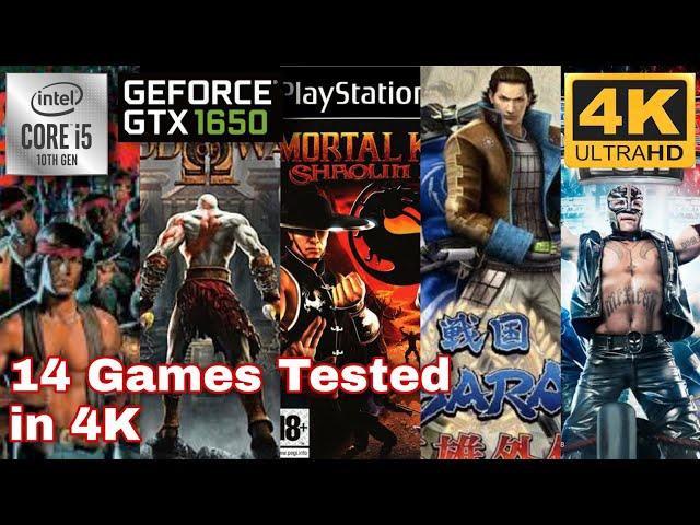 14 PS2 Games Tested in 4K - PCSX2 1.6.0 | GTX 1650 | I5-10300H | Acer Nitro 5 AN515-55