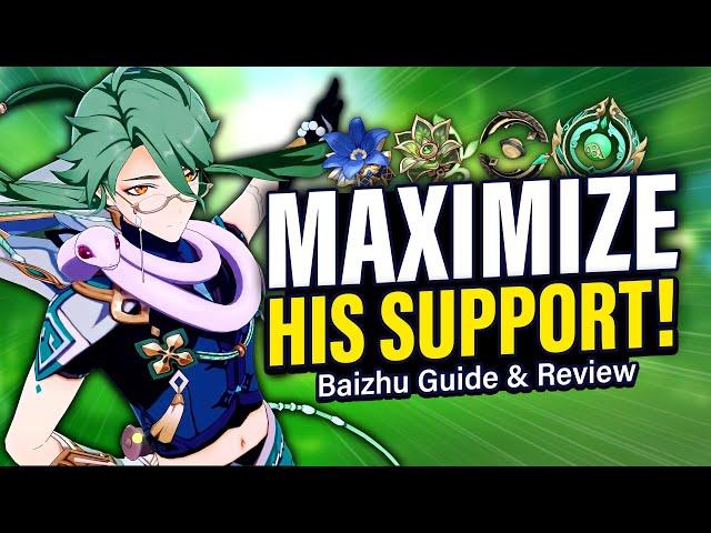 BAIZHU GUIDE: How to Play, Best Artifact & Weapon Builds, Team Comps | Genshin Impact 3.6