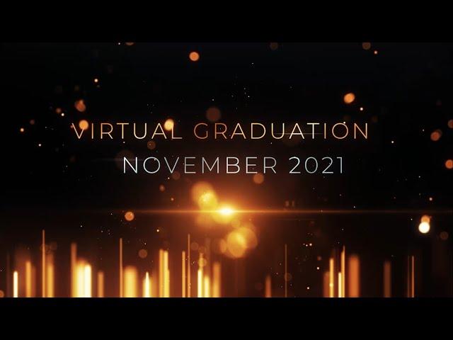 REGENT BUSINESS SCHOOL Virtual Graduation November 2021