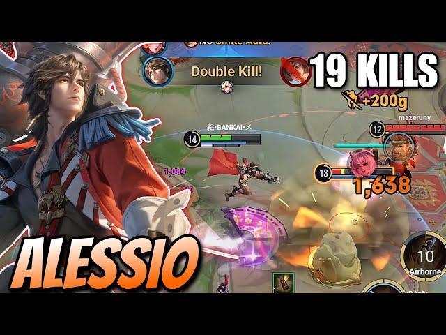 ALESSIO - Marksman | Triplekill + MVP Full Gameplay | Honor of Kings 2024 (Global)