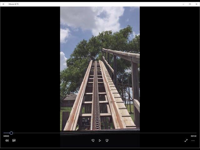 Oklahoma Land Run Backyard Roller Coaster POV HD