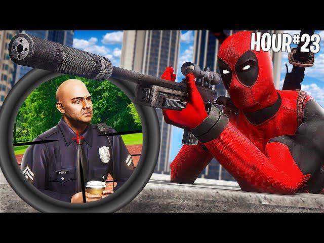 Deadpool Hitman For 24 Hours in GTA 5 RP..