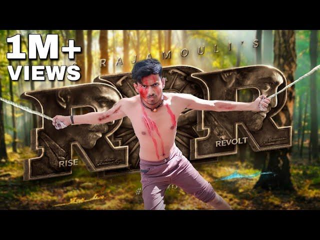 #RRR Jr Ntr Entry Scene Spoof | Rrr Tiger Fight Scene | Ramcharan