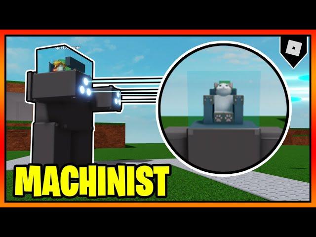 How to get the "MACHINIST" BADGE + MECH ABILITY in ABILITY WARS || Roblox