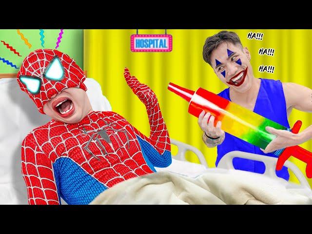 PRO 5 SPIDER-MAN Team || FUNNY SPIDER-MAN Compilation Video - JOKER DOCTOR rescue PREGNANT SPIDER