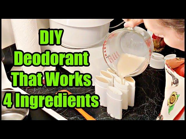 DIY All Natural Deodorant at Home (Just 4 Ingredients)