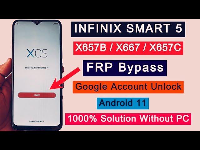 Infinix smart 5 Frp bypass/without PC new solution 2024./X657B/X667/X657C/ google account unlock