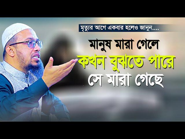 মানুষ মারা গেলে কখন বুঝতে পারে সে মারা গেছে ? শায়খ আহমাদুল্লাহ | sheikh ahmadullah prashn uttar