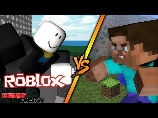 MINECRAFT ANIMATION.- ROBLOX VS STEVE | EPIC FIGHT  | - HD