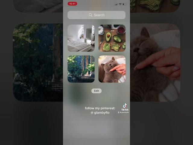 HOW TO GET AESTHETIC PINTEREST WIDGETS ON IOS 14 #shorts