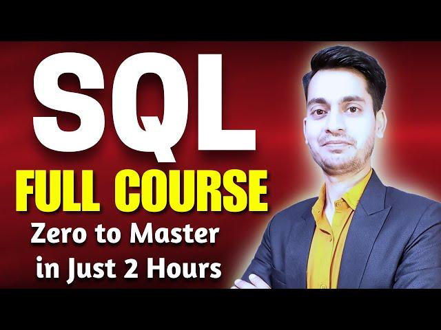 SQL Full Course in Hindi | SQL Tutorial For Beginners in Hindi | Using MySQL