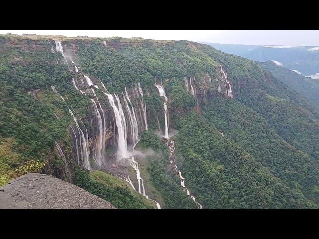 SEVEN SISTERS WATERFALL | Nohsngithiang Falls | Cherapunjee |Meghalaya