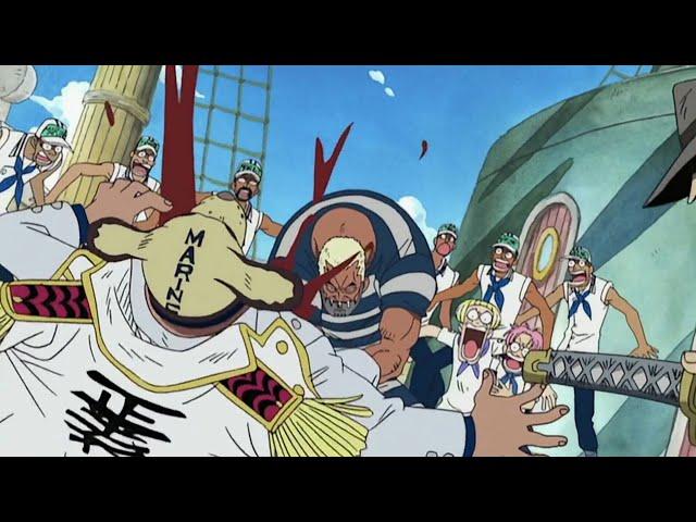 Garp Sees Morgan, Garp Vs Morgan, Morgan Defeat Garp For One Punch