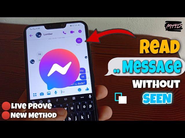 How To Read Facebook Messenger Messages Without SEEN (Without Letting The Sender Know)